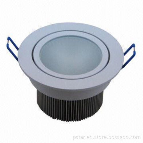 220V SAA Certification LED Downlight with 18W, >80Ra, PF>0.95, Aluminum + PC/Glass Materials